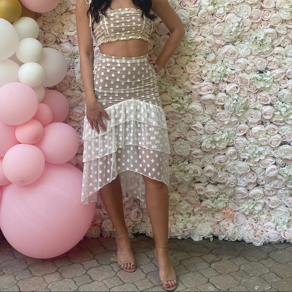 Two piece Majorelle Soyer Top & Heidi Skirt